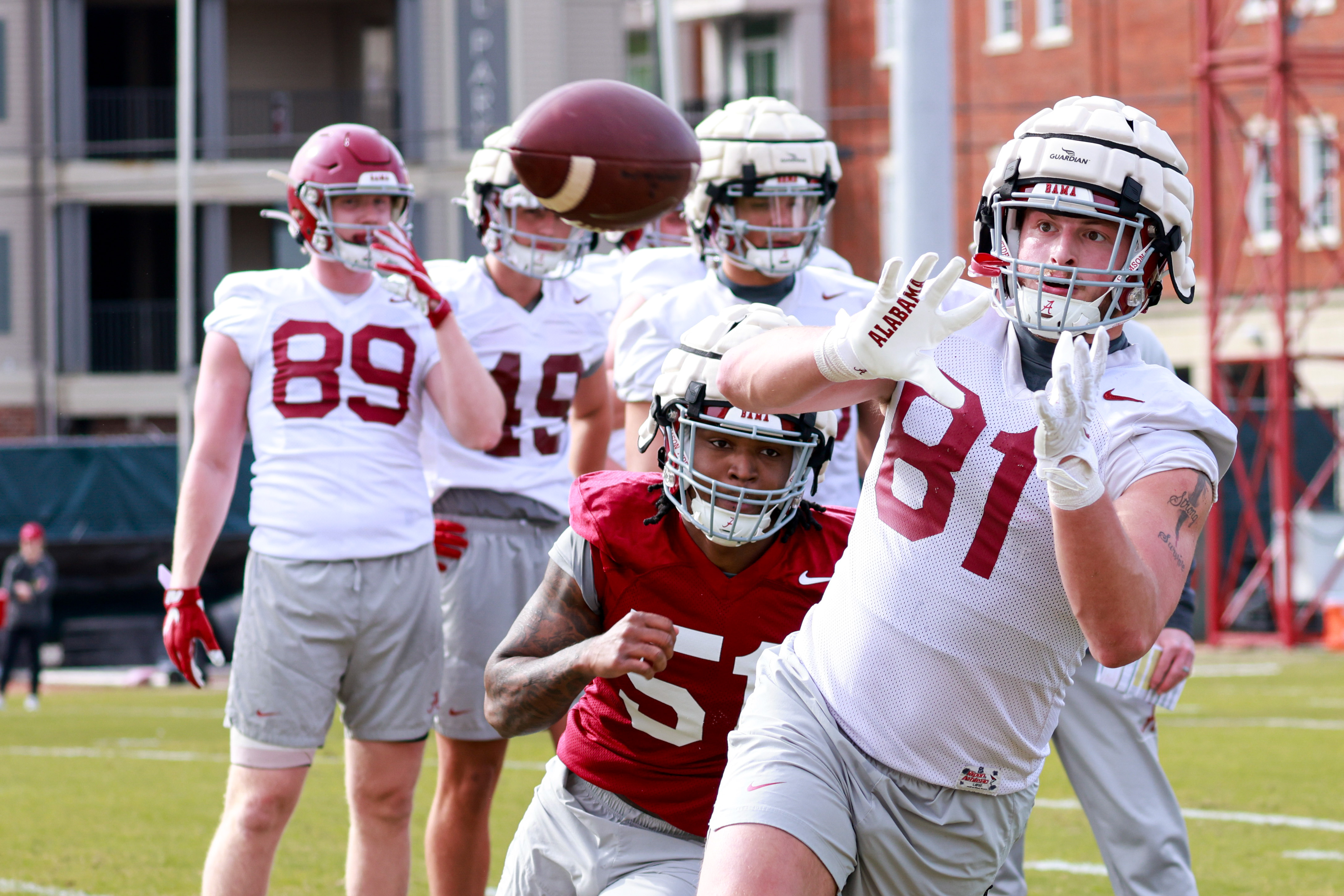 DJ Dippre, Alabama Football Practice - March 20, 2023